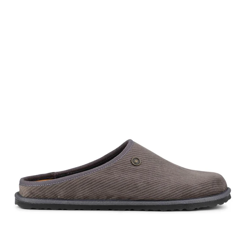 Slip-On Mule Slippers With Grip Sole - INB42002 / 328 239 - Grey