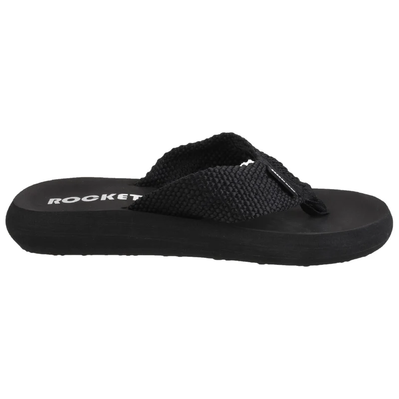 Rocket Dog Damen Sunset Webbing Flip Flop - Schwarz