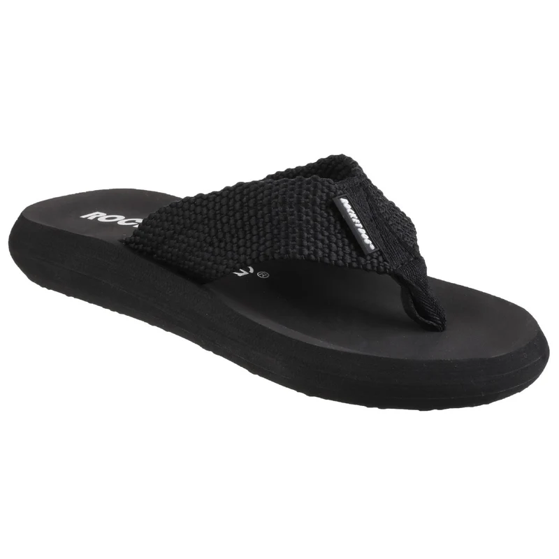 Rocket Dog Damen Sunset Webbing Flip Flop - Schwarz
