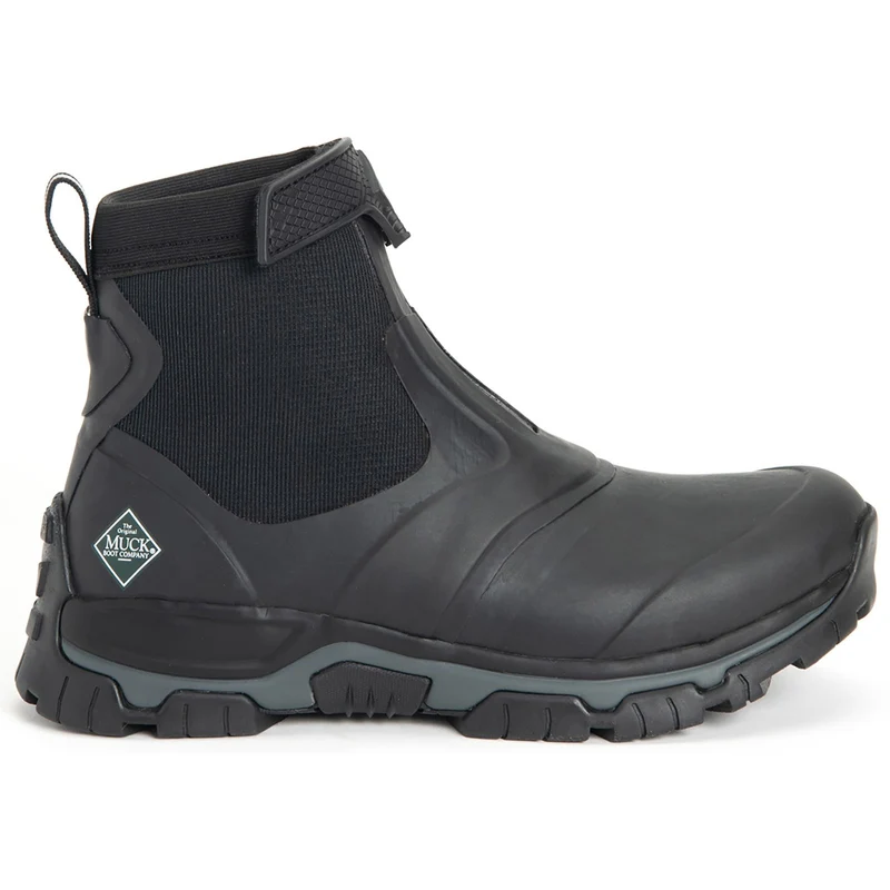 Muck Boots Herren Apex Mid Zip Gummistiefel – Schwarz