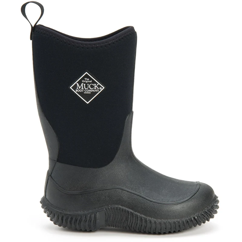 Muck Boots Hale Pull On Gummistiefel für Kinder – Schwarz