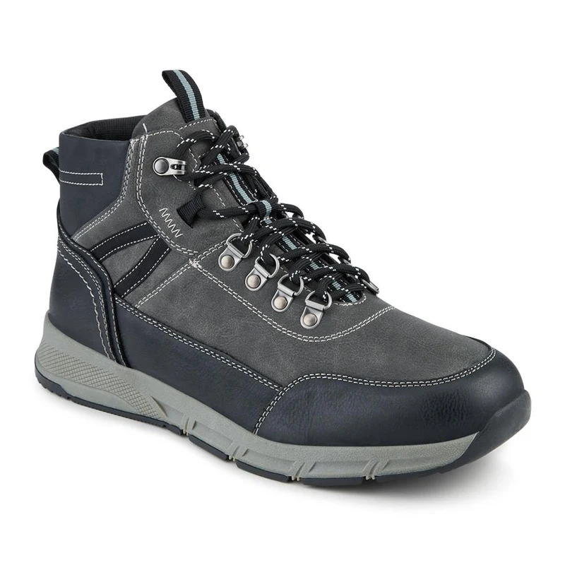 Wide Fit Walking Boots With Bungee Laces - WBINS42067 / 327 869