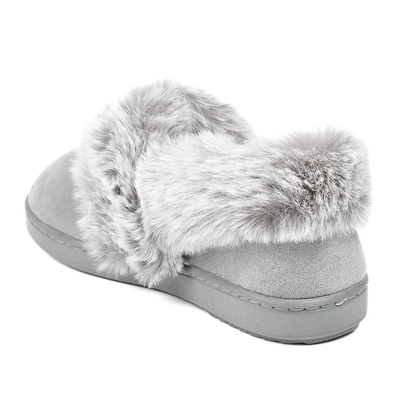 Luxury Velour Cushioned Slippers - GALOP42000 / 328 069 - Grey