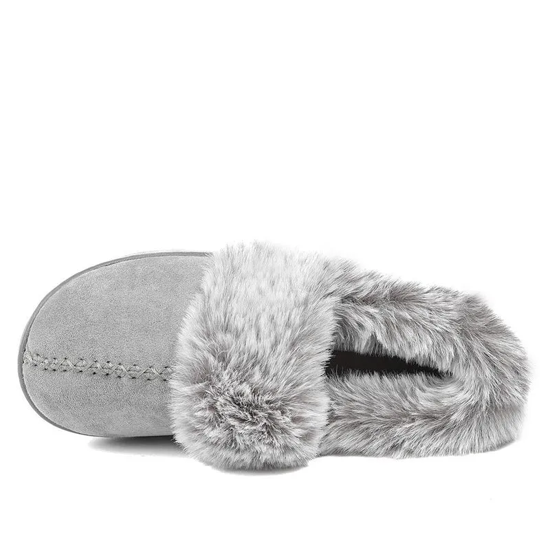 Luxury Velour Cushioned Slippers - GALOP42000 / 328 069 - Grey