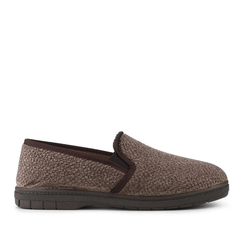 Soft Cushioning Full Slippers With Grip Sole - BONAD42003 / 328 238 - Brown