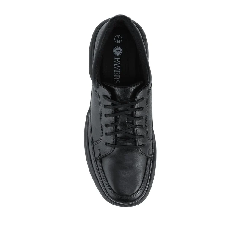 Lightweight Cushioned Casual Laced Shoes - TEJ42003 / 328 344 - Black