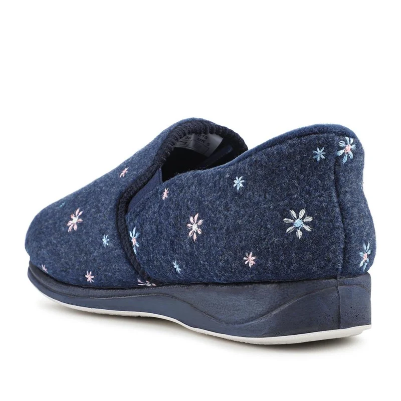 Easy Step In Memory Foam Slippers - QING42015 / 327 960 - Navy