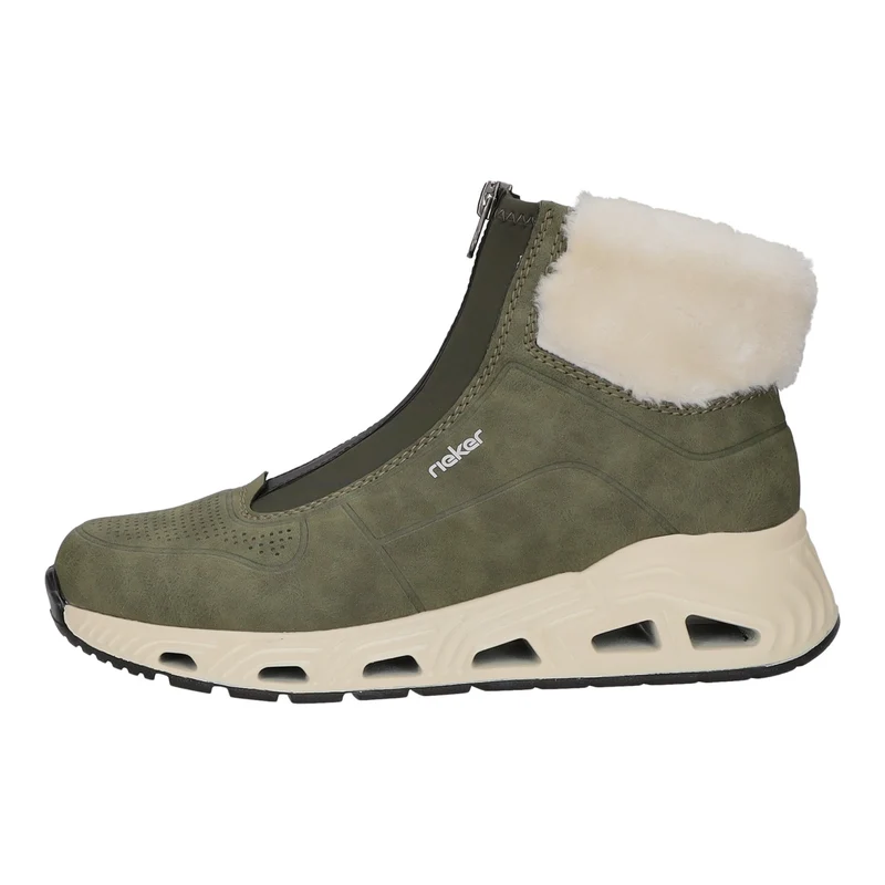 Rieker Schlupf-/Reißverschlußstiefelette Warmfutter bis 35mm Absatz (casual)