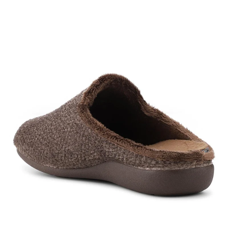 Soft Cushioning Mule Slippers With Grip Sole - BONAD42002 / 328 236 - Brown