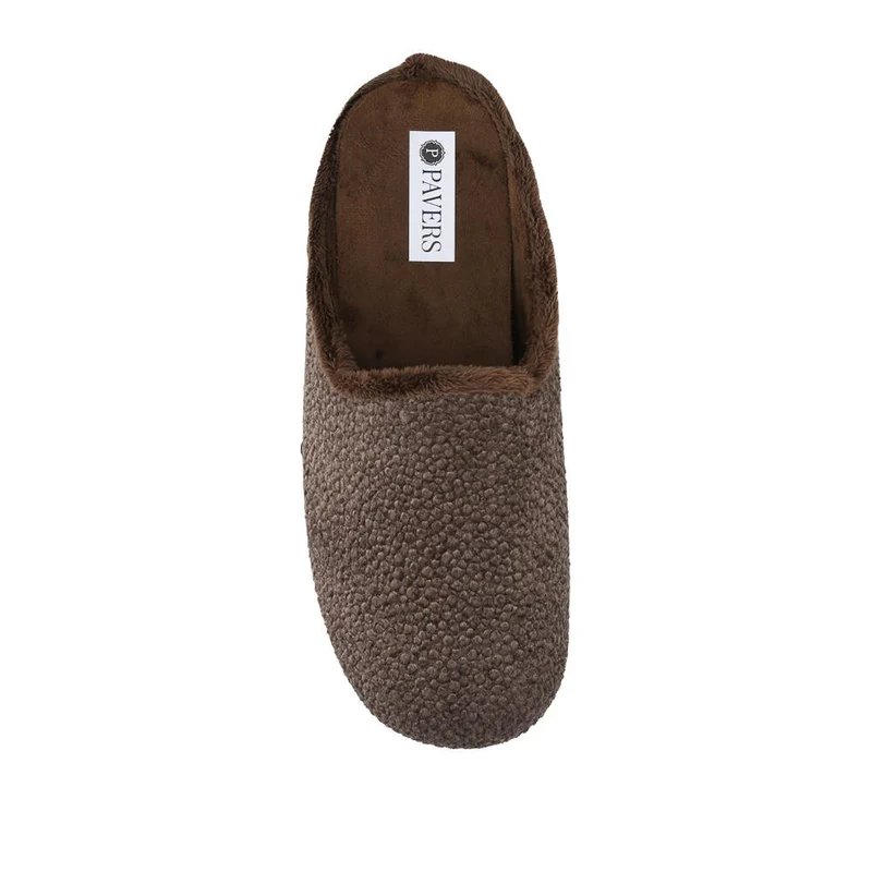 Soft Cushioning Mule Slippers With Grip Sole - BONAD42002 / 328 236 - Brown