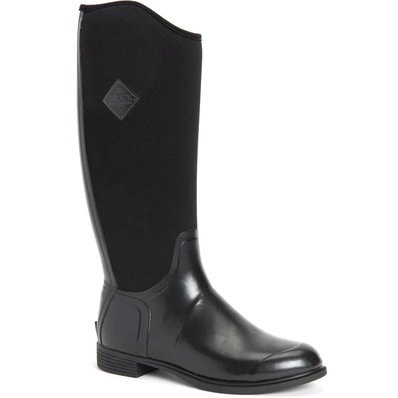Muck Boots Damen Derby Tall Gummistiefel - Schwarz