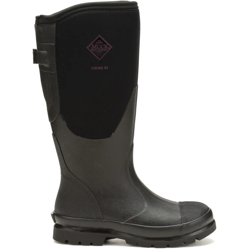 Muck Boots Damen Chore Verstellbarer hoher Stiefel – Schwarz