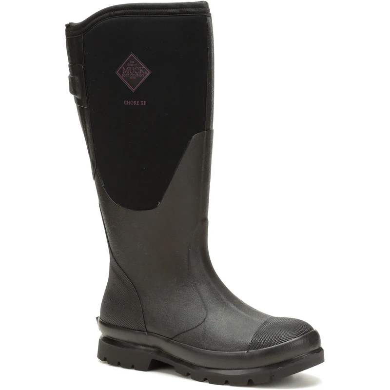 Muck Boots Damen Chore Verstellbarer hoher Stiefel – Schwarz