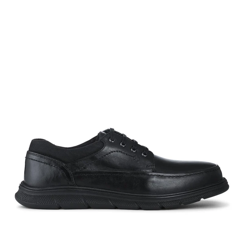Casual Lightweight Lace Up Shoes - TEJ42001 / 328 342 - Black