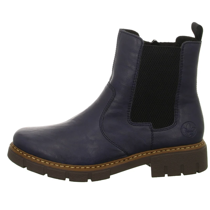 Rieker Schlupf-/Reißverschlußstiefelette Warmfutter bis 35mm Absatz (casual)