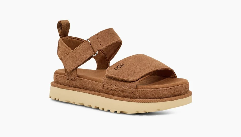 UGG Damen Goldenstar Sandale – Kastanie