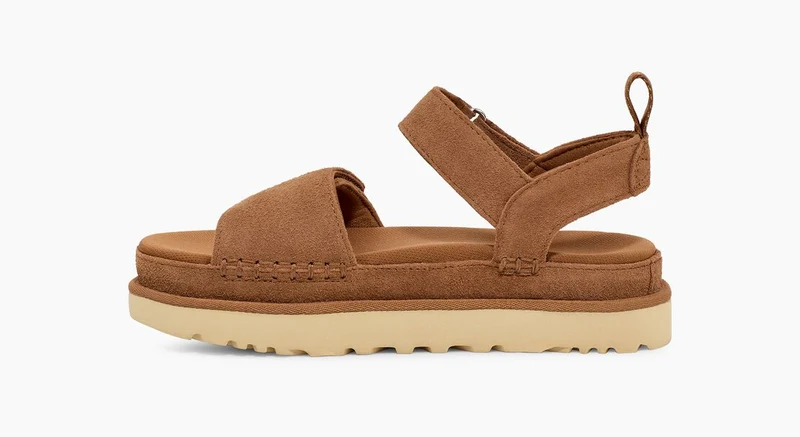 UGG Damen Goldenstar Sandale – Kastanie