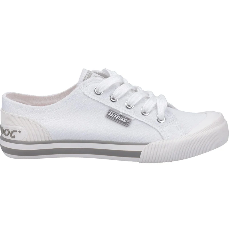 Rocket Dog Damen Jazzin Plimsoll – Weiß