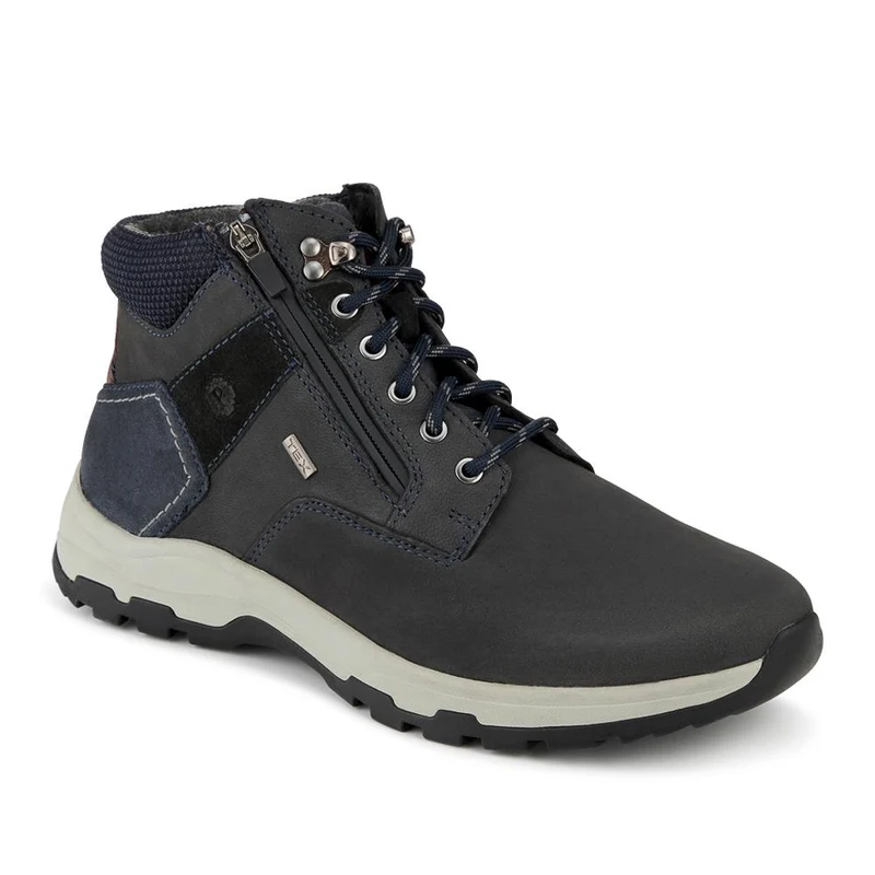 EasyFit Extra Wide Zip & Lace Walking Boots - DEXY / 328 222 - Navy