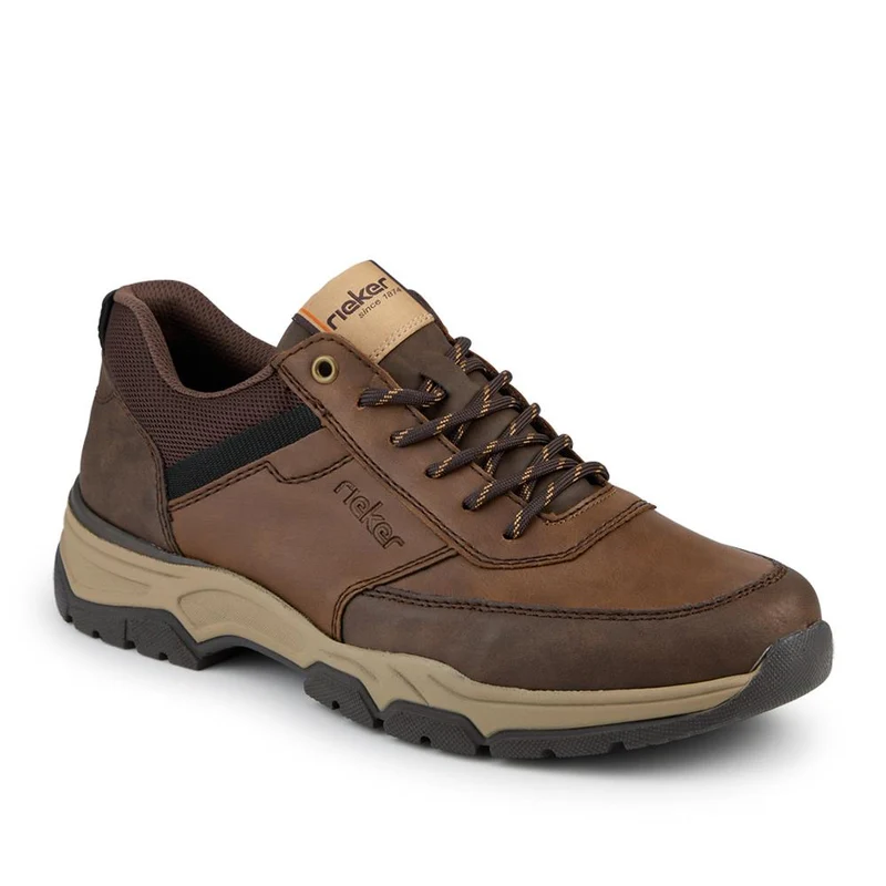 Rieker Exclusive Leather Walking Shoes - RKR42520 / 327 831 - Brown