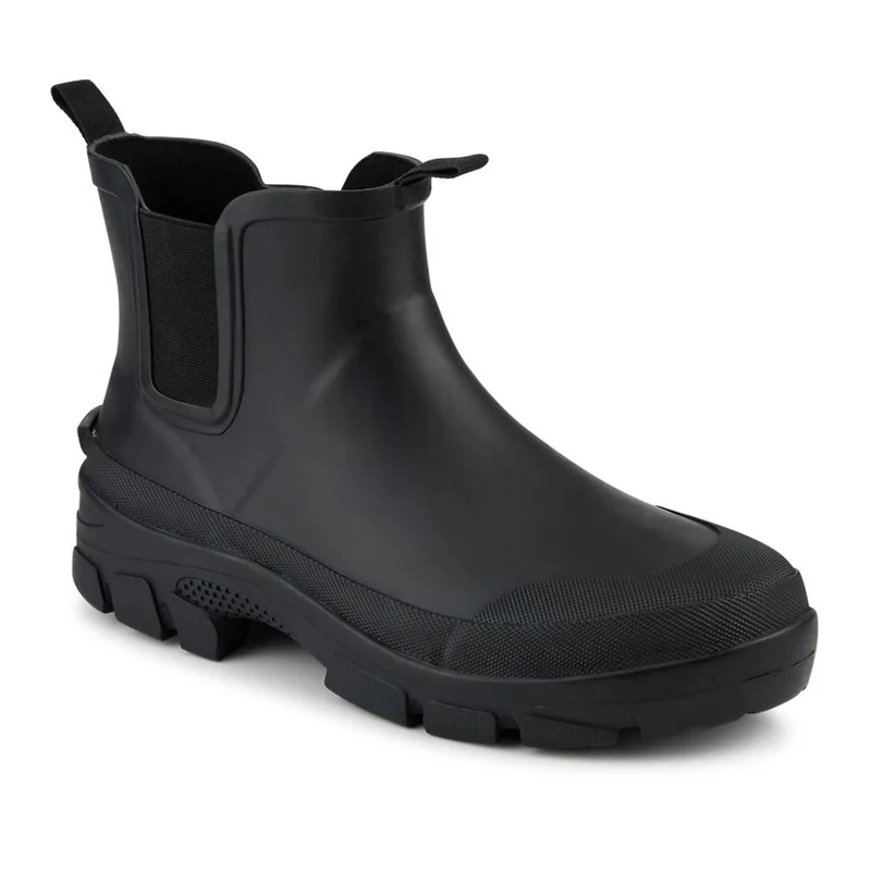 Wide Fit Rubber Ankle Boots - RAI42002 / 328 518 - Black