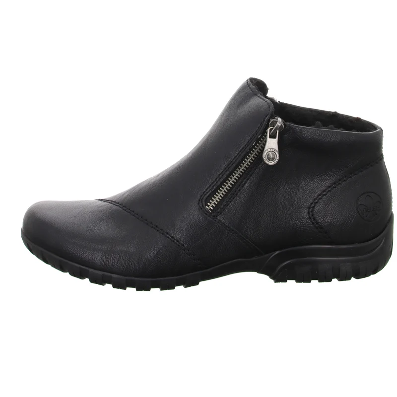 Rieker Schlupf-/Reißverschlußstiefelette Warmfutter bis 35mm Absatz (casual)