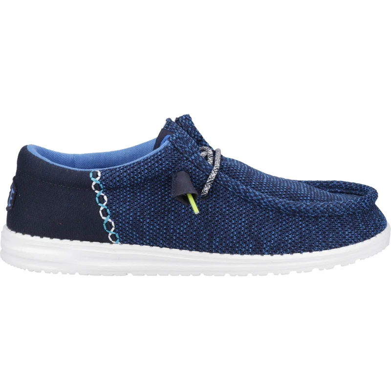 Hey Dude Wally Funk Herrenschuh mit offenem Mesh-Gewebe – Blau