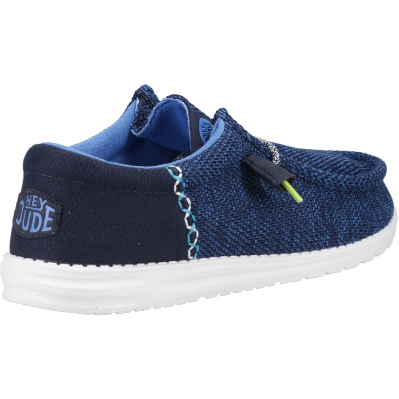 Hey Dude Wally Funk Herrenschuh mit offenem Mesh-Gewebe – Blau