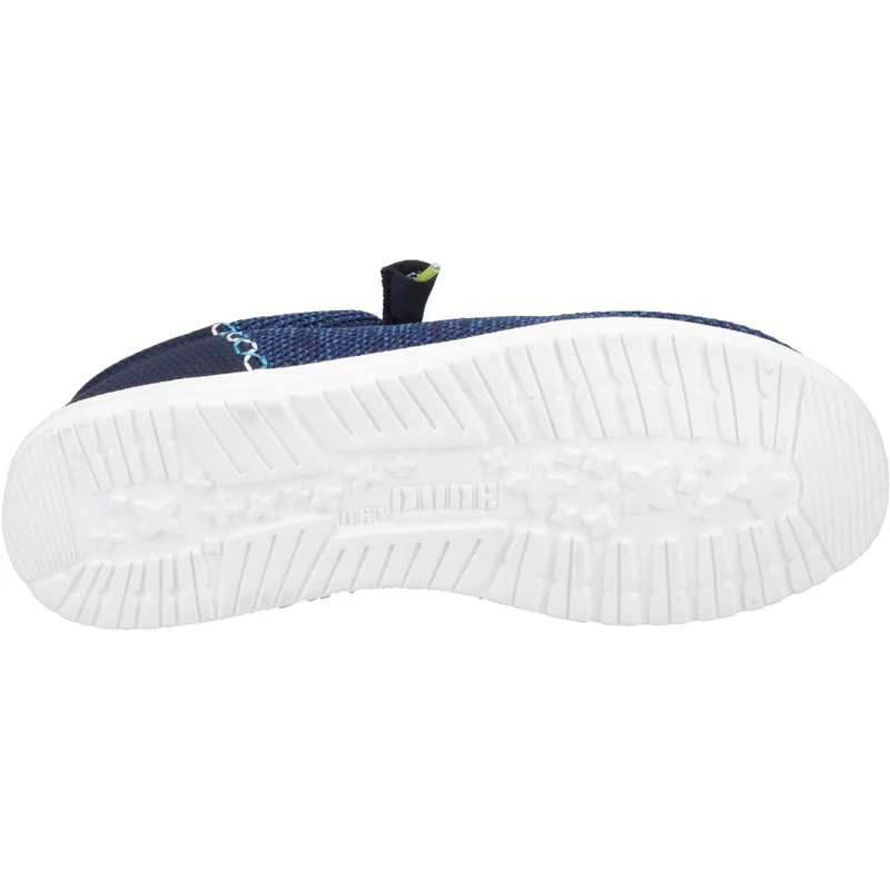 Hey Dude Wally Funk Herrenschuh mit offenem Mesh-Gewebe – Blau