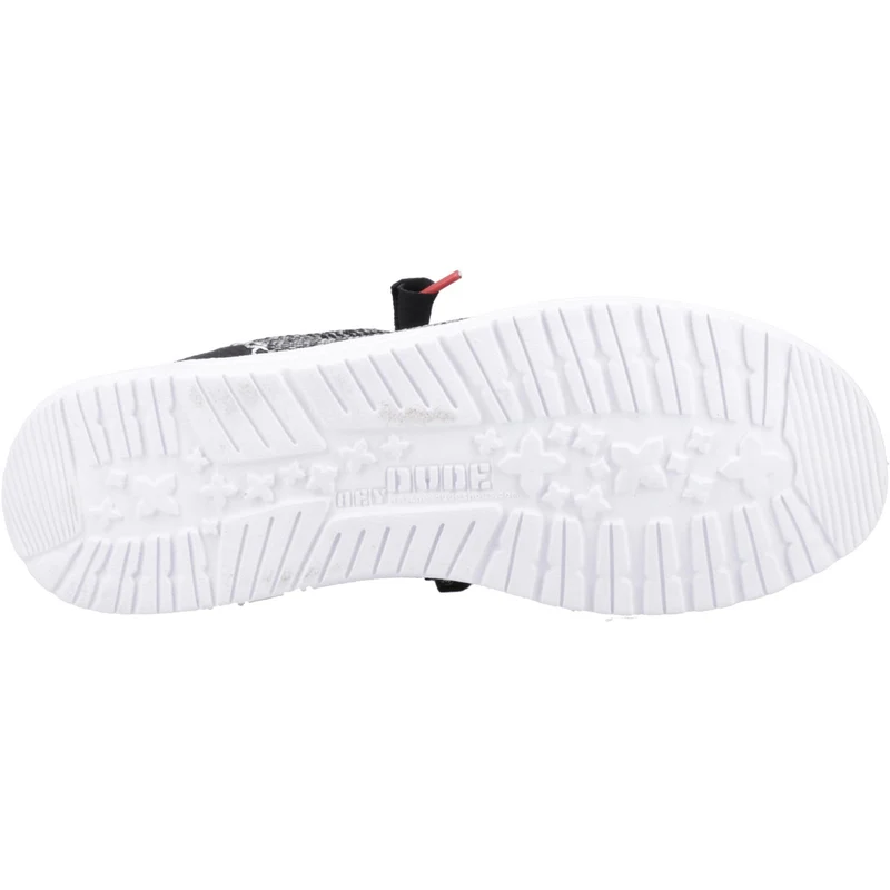 Hey Dude Wally Funk Herrenschuh mit offenem Mesh-Gewebe – Schwarz