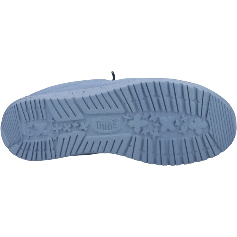 Hey Dude Wally Slip Canvas-Mule für Herren – Blau