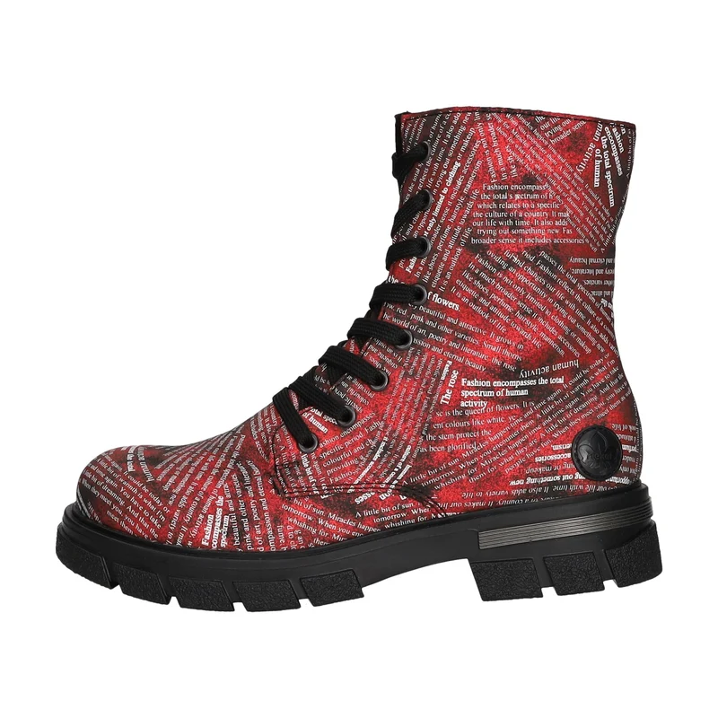 Rieker Schnürstiefelette Kaltfutter bis 35mm Absatz (casual)