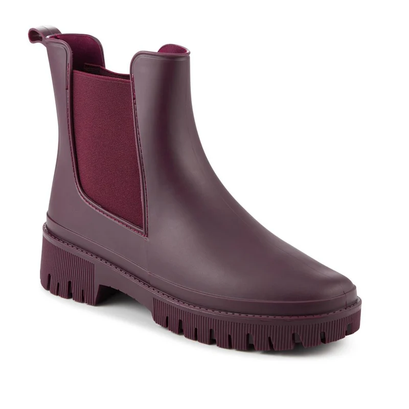 Elastic Fit Wellington Boots - ZHE42000 / 328 493 - Burgundy