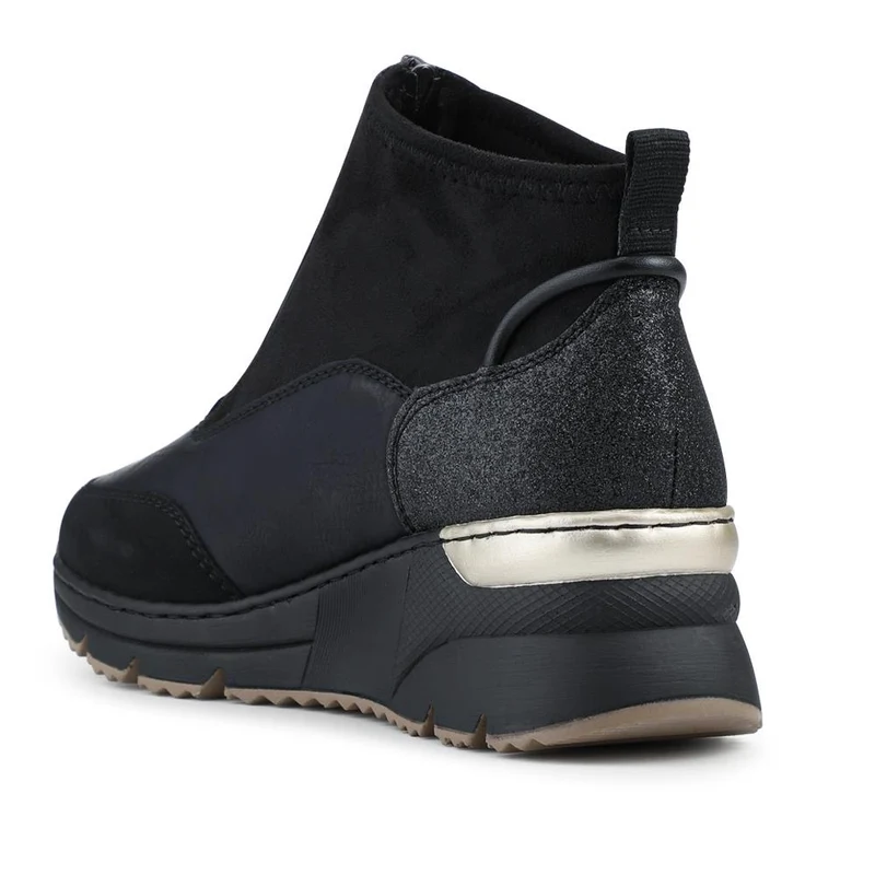 Slip-On Wedge Ankle Boots - RKR42533 / 327 696 - Black
