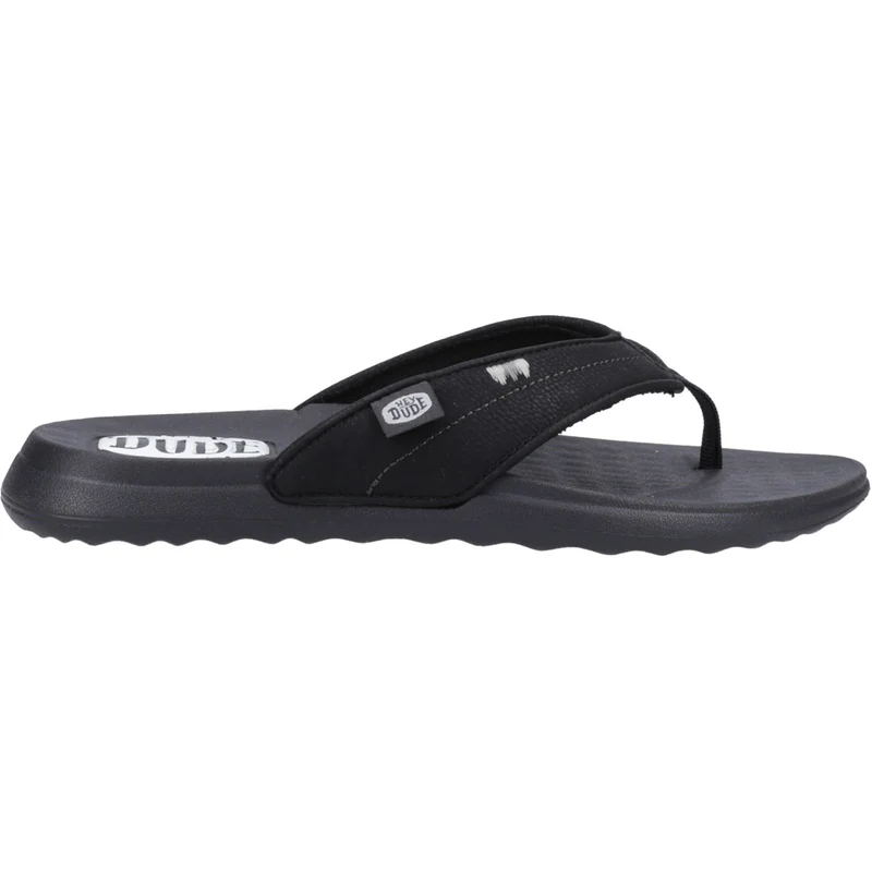 Hey Dude Christi Flip Classic Sandale für Damen – Schwarz