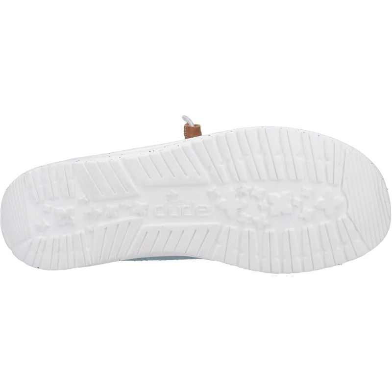 Hey Dude Damenschuh Wendy Heathered Slub Tropical - Blau