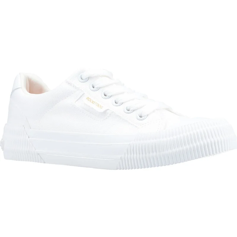 Rocket Dog Cheery Lace-Sneaker für Damen – Weiß