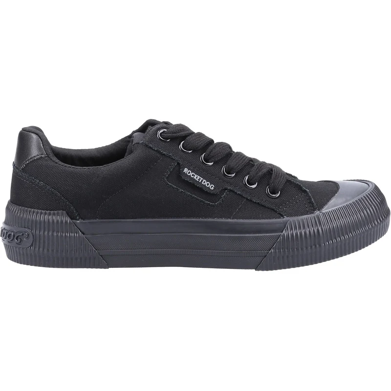 Rocket Dog Cheery Lace-Sneaker für Damen – Schwarz