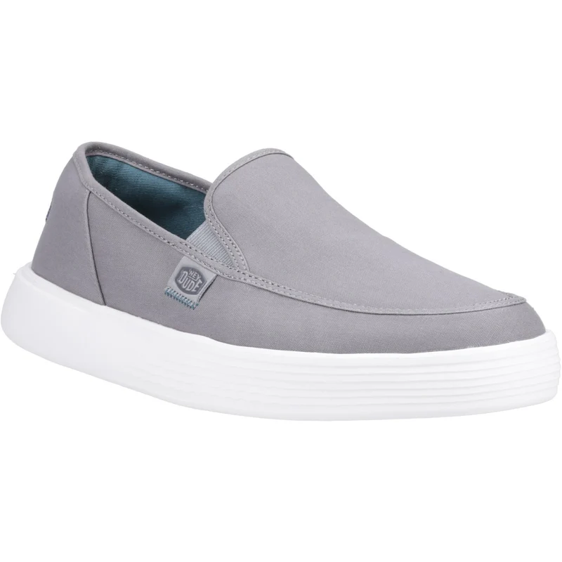 Hey Dude Sunapee Herren-Canvas-Schuh – Grau