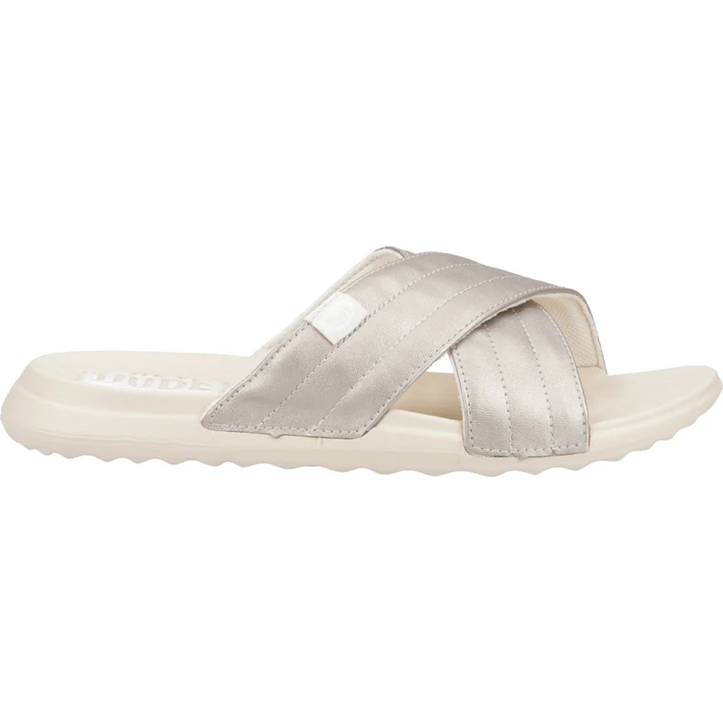 Hey Dude Christi Damen-Sandalen im Used-Look – Metallic