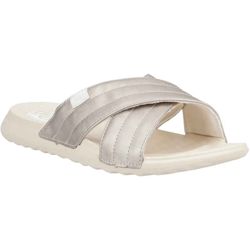 Hey Dude Christi Damen-Sandalen im Used-Look – Metallic