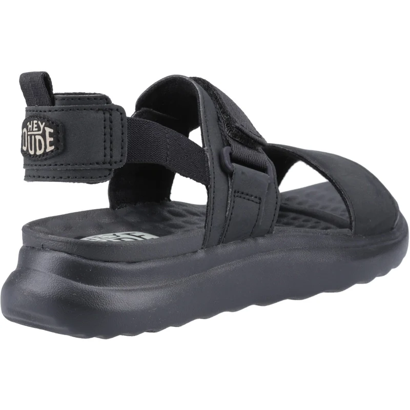 Hey Dude Collins Mono Sport Sandale für Damen – Schwarz
