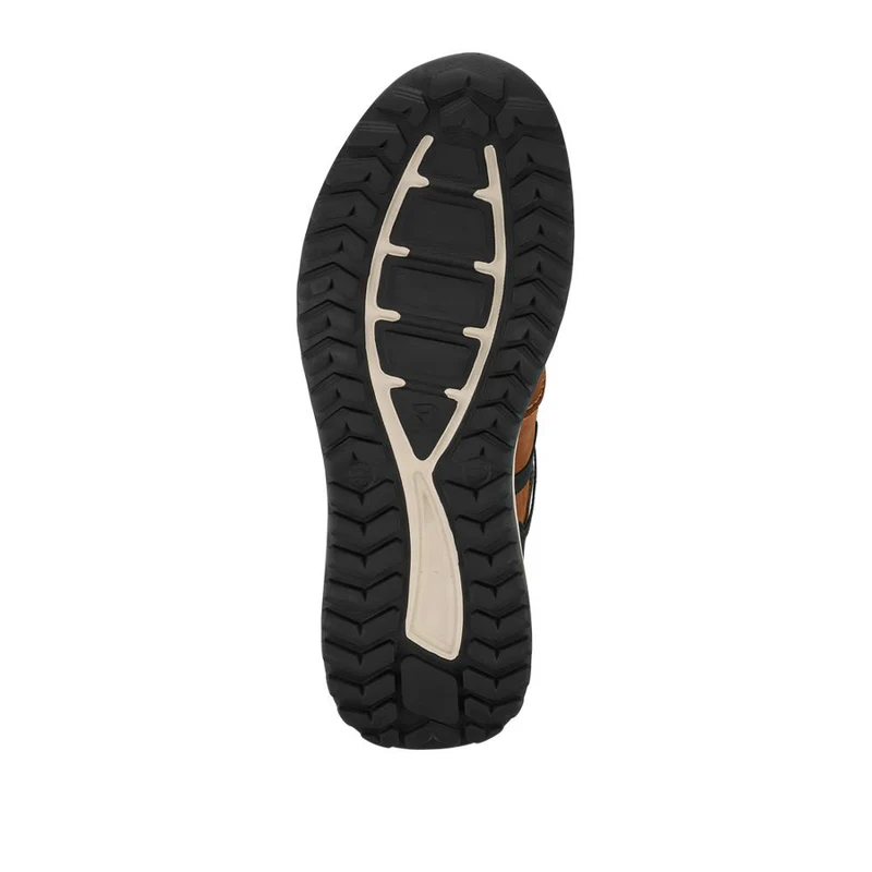 Rieker Rugged Leather Trainers - RKR42542 / 328 107 - Brown