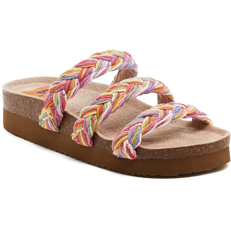 Rocket Dog Damen Ashley String Braid Sandale – Mehrfarbig