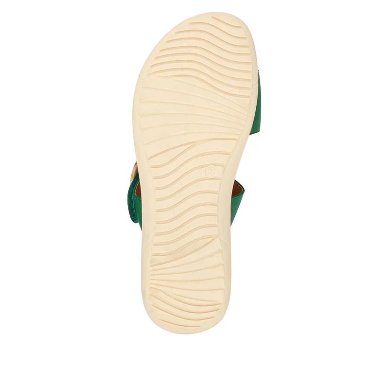 Adjustable Buckle Slingback Comfort Sandals - BAIZH39003 / 325 100 - Green