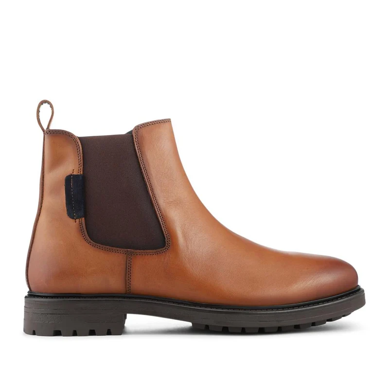 Smart Leather Chelsea Boots - JFOOT42030 / 328 339 - Tan