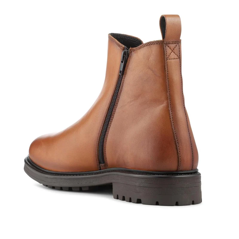 Smart Leather Chelsea Boots - JFOOT42030 / 328 339 - Tan