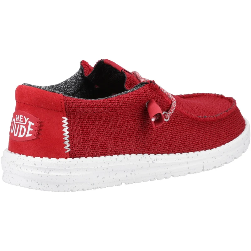 Hey Dude Wally Sport Mesh Herrenschuh – Dunkelrot