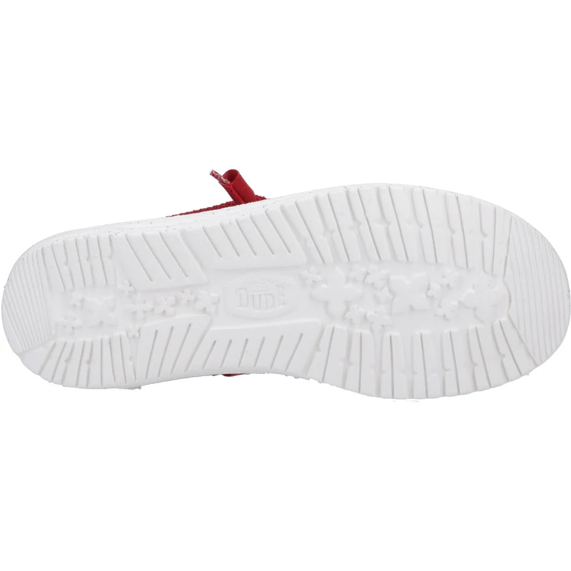 Hey Dude Wally Sport Mesh Herrenschuh – Dunkelrot