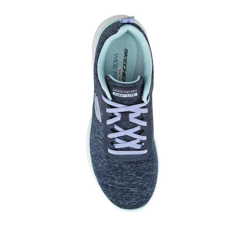 FLEX APPEAL Wide Fit Lace Up Trainers - SKE42026 / 327 756 - Navy